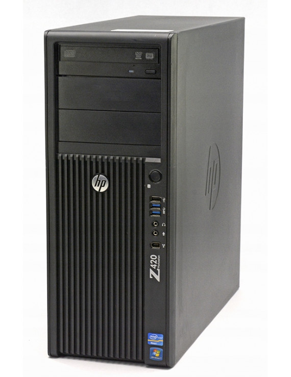HP Z420 XEON E5-1620 8GB NOWY SSD 240GB NVS295 10P
