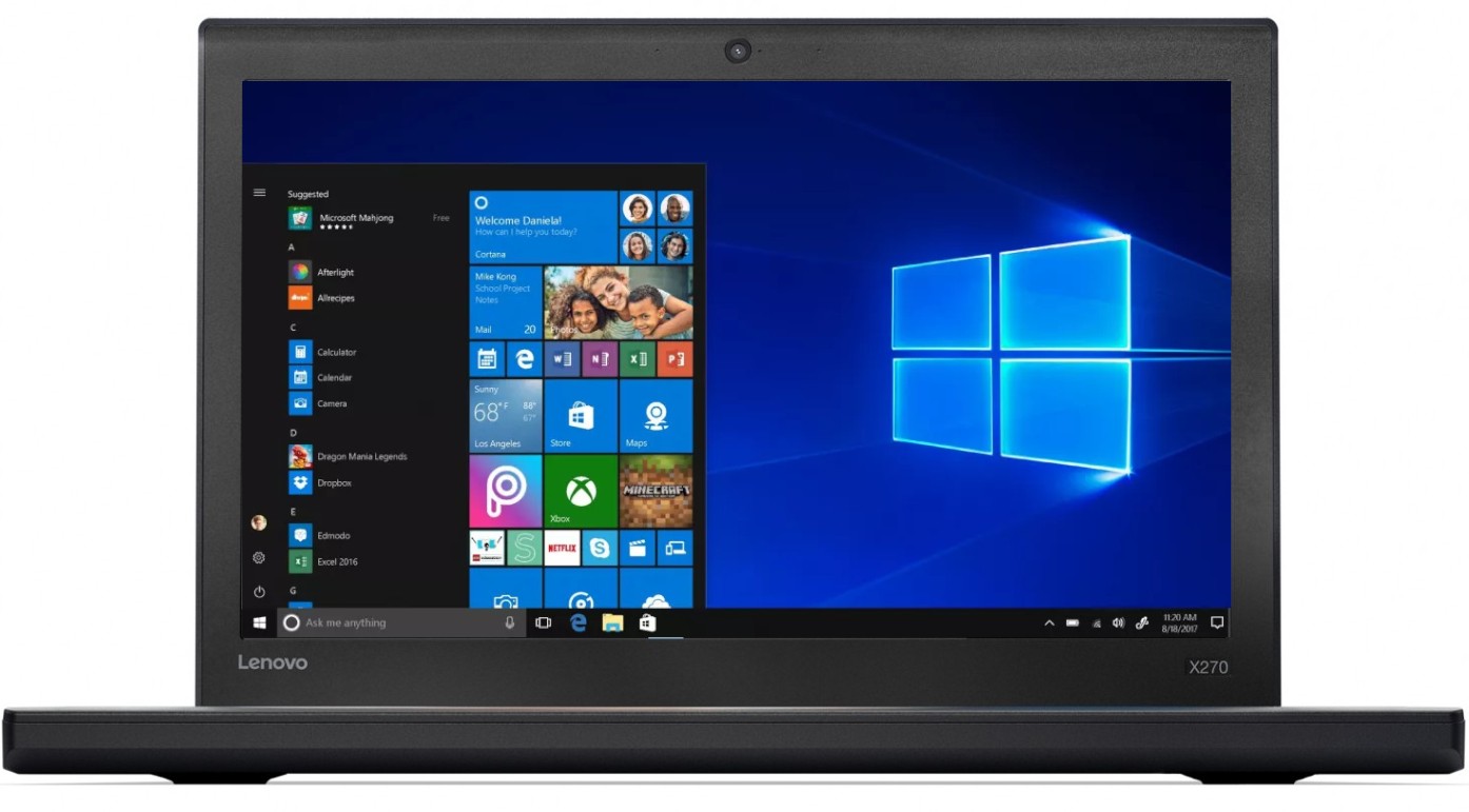 Windowsノート本体 ThinkPad X270 i7-7500U/8GB/256GB SSD Lenovo ThinkPad x270 i7-7500U/8GB/256/Win10P FHD - Sklep