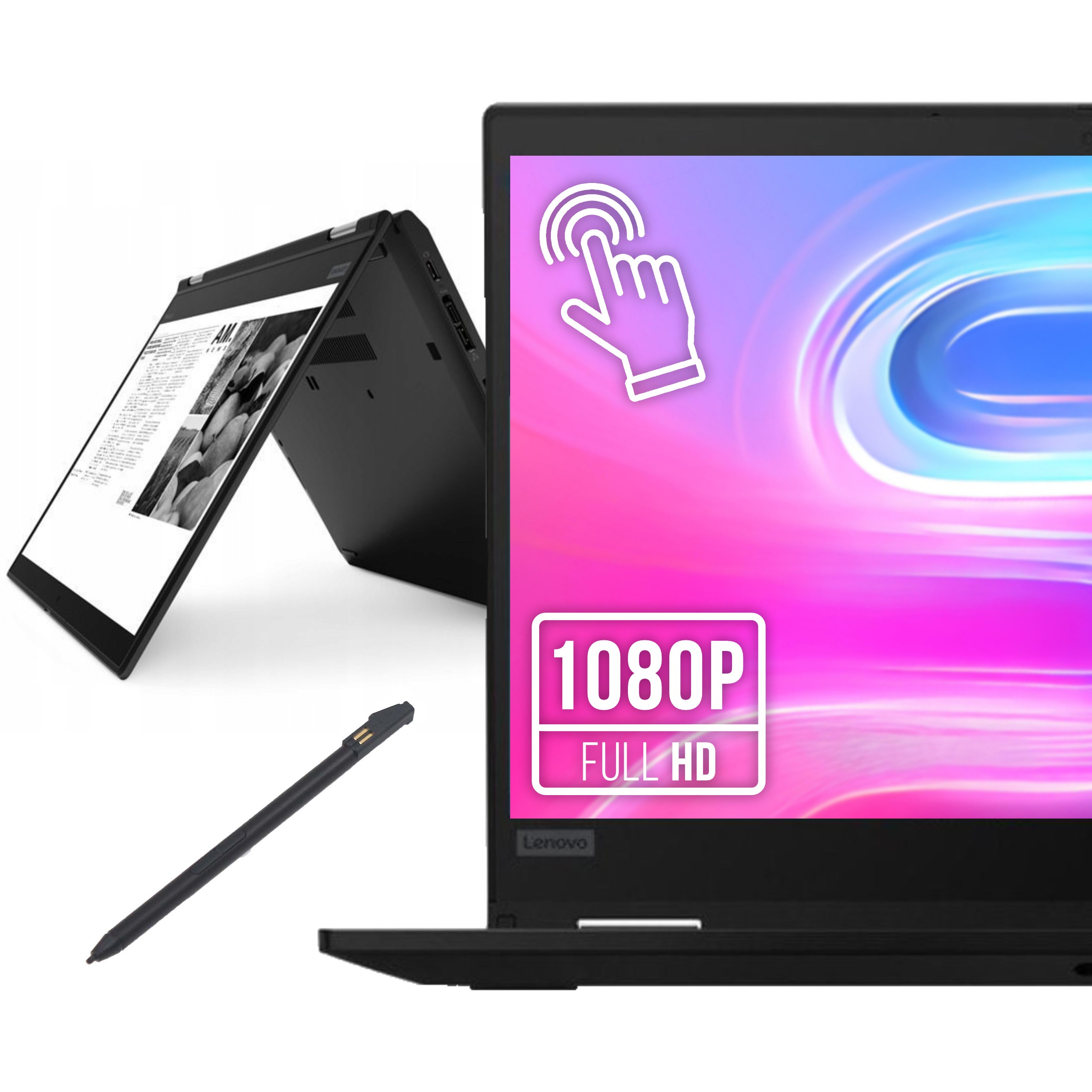 Laptop 2w1 Lenovo ThinkPad X390 YOGA Intel i5 16GB 512SSD FHD DOTYK Win11