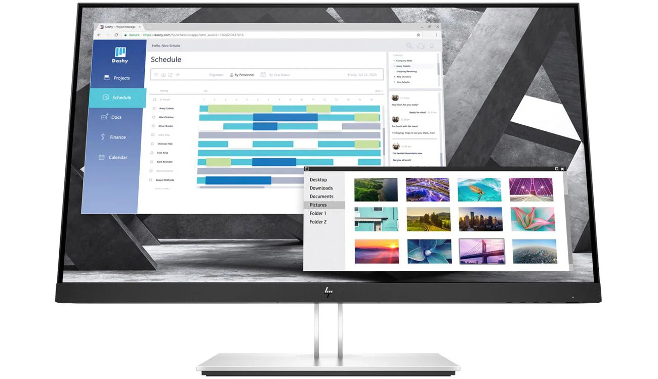 HP 27f G4 FHD Monitor 27インチ BEZRAMKOWY MONITOR 27” HP E27Q G4 LED IPS 2K QHD 2560x1440