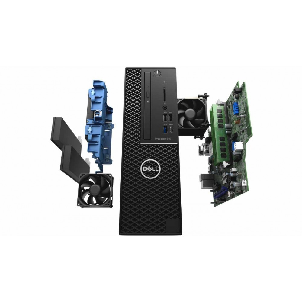 KOMPUTER DELL PRECISION 3431 SFF i7-8700 16GB HDD 1TB QUADRO